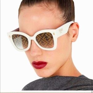 white fendi sunglasses